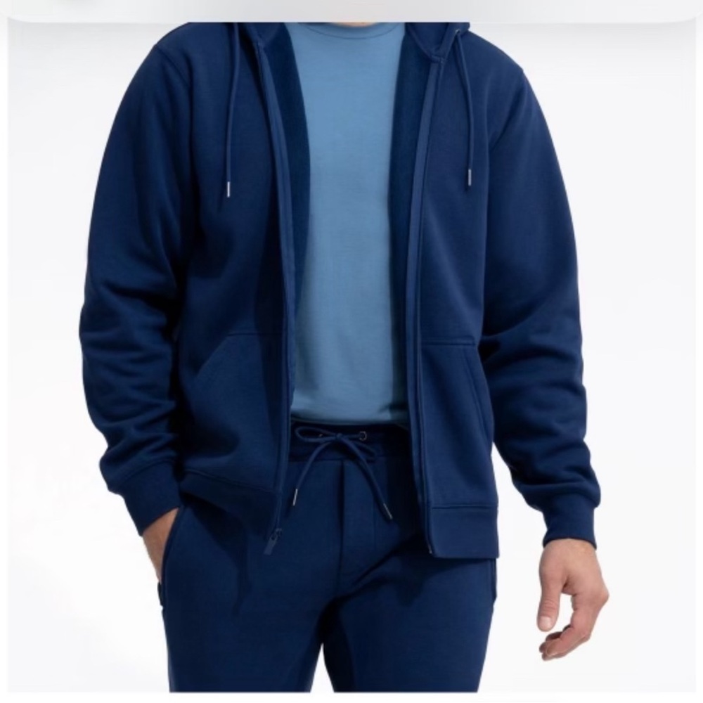 SWET TAILOR STRETCH FLEECE ZIP HOOD MEN SIZE XXL NWT